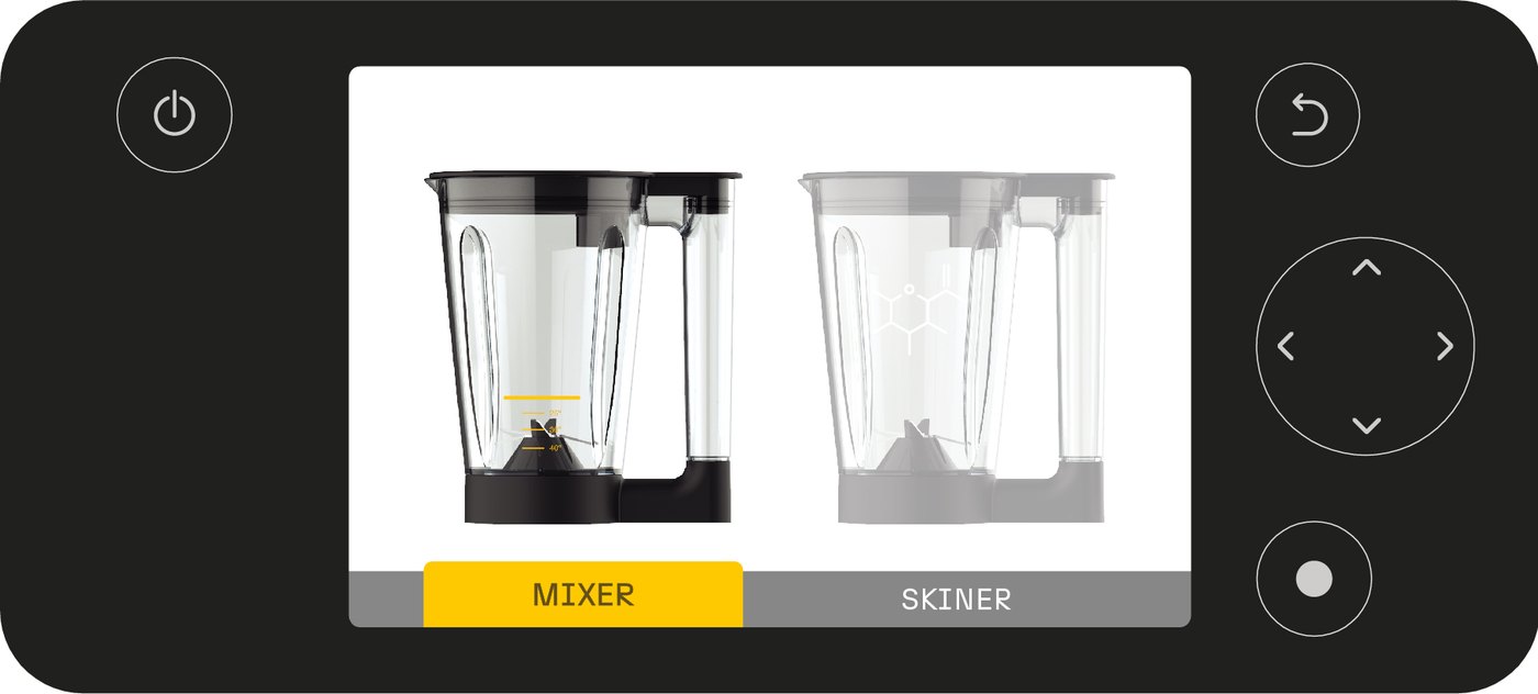Screen: MIXER / SKINER