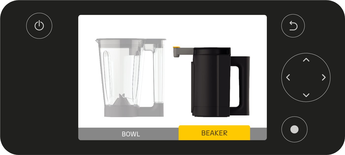 Screen: BOWL / BEAKER